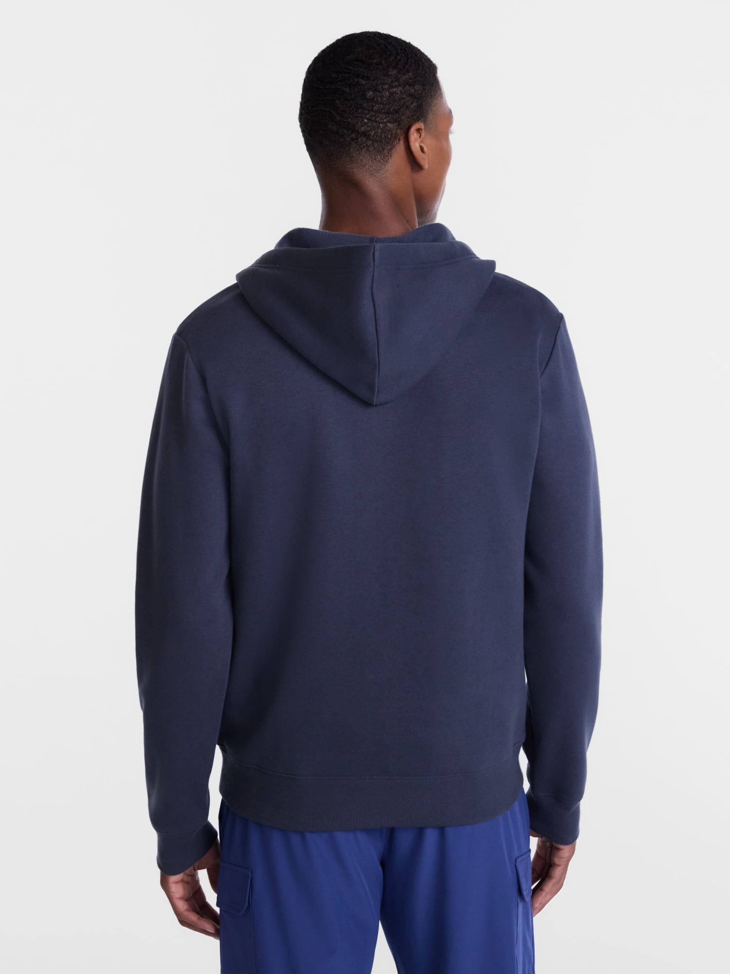Athletic Works Men's and Big Men's Zip Up Fleece Hoodie Sweatshirt, Sizes XS-4XLT