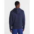 thumbnail image 4 of Athletic Works Men's and Big Men's Zip Up Fleece Hoodie Sweatshirt, Sizes S-5XLT, 4 of 6