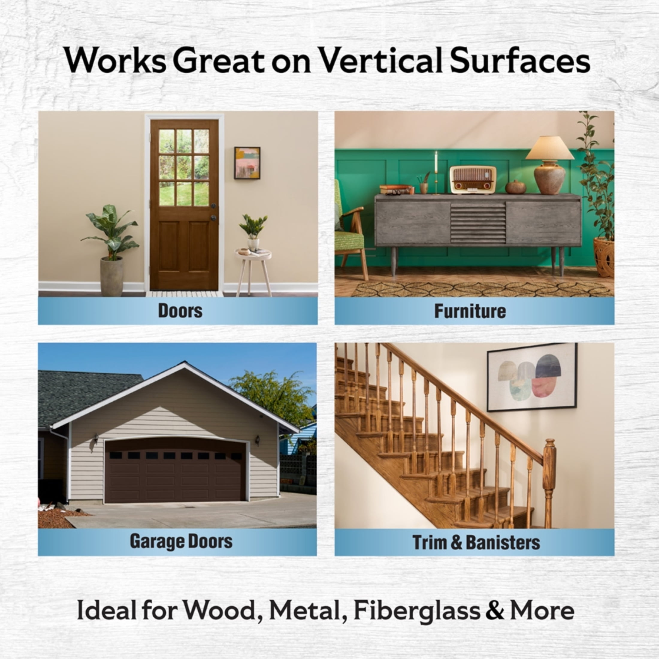 American Walnut, Varathane Total Control Gel Stain Water-Based Wood Stain-396055, Quart