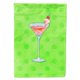 thumbnail image 1 of Bandera de casa Caroline's Treasures BB8215CHF Summer Martini Green Polkadot Canvas multicolor, 1 of 1