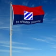 thumbnail image 2 of Dutern Double Sided Army 3rd Infantry division Flag Banner 3 Ply with Brass Grommets 2x3 Feet, 2 of 4