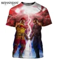 thumbnail image 5 of Camiseta personalizada con estampado 3D de Hulk Hogan para hombre y mujer, ropa de calle de estilo Harajuku, tops de verano, 5 of 5