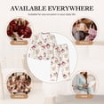 thumbnail image 7 of Lsque Floral Mushroom Pattern Long Sleeve Pajama Set for Women - Soft 2-Piece Sleepwear and Loungewear Set with Pockets, Comfy Nightwear-Large, 7 of 7