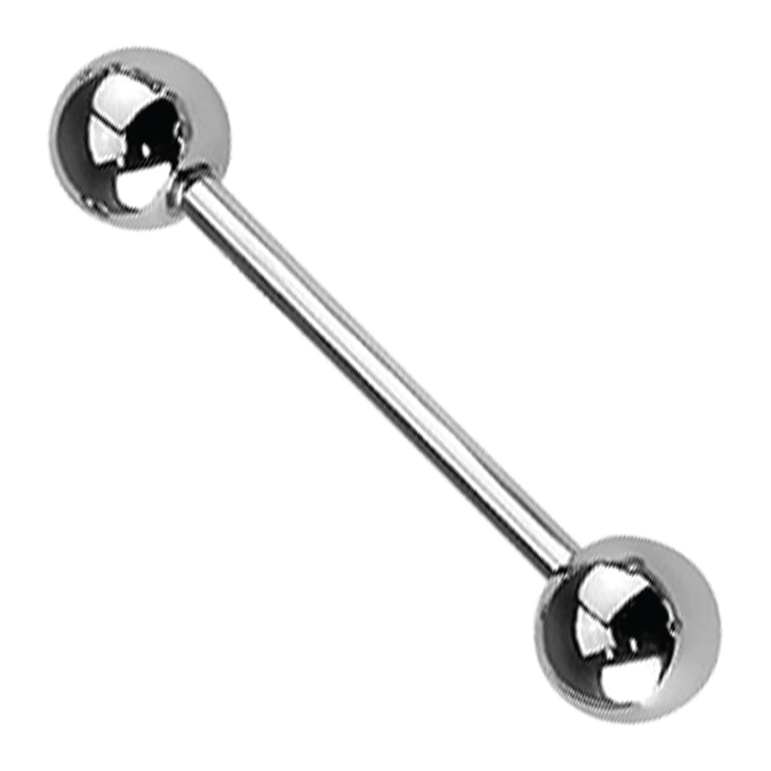 FORYOU FASHION Surgical Steel 16G Tongue Rings Nipple Straight Barbells Body Piercing Jewelry 6mm Length 4mm Ball