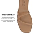 thumbnail image 6 of Journee Collection Womens Lauda Tru Comfort Foam Vegan Leather Slip On Sandals, 6 of 6
