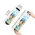 thumbnail image 3 of Saiise Bluey Funny Socks Men Women Adults Novelty Graphic Crew Tube Socks Crazy Design Casual Dress Socks for Sports,Running,Travel, 3 of 7