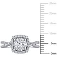 thumbnail image 2 of Everly Women's Created Moissanite 10K White Gold Engagement Ring, 2 of 7