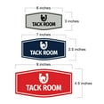 thumbnail image 5 of Signs ByLITA Fancy Tack Room, Horses Plastic Sign (Navy Blue / White) - Large, 5 of 6