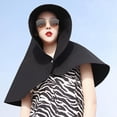 thumbnail image 5 of Pink UV Protection Sun Hat for Women - Wide Brim Bucket Hat with Ponytail Design, UPF 50+ Sun Protection for Outdoor Activities, Travel, Summer, 5 of 10