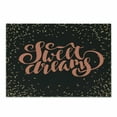 thumbnail image 1 of Saying Cutting Board, Modern Calligraphic Words with Scattered Graphic, Decorative Tempered Glass Cutting and Serving Board, Small Size, Pale Brown Black, by Ambesonne, 1 of 1