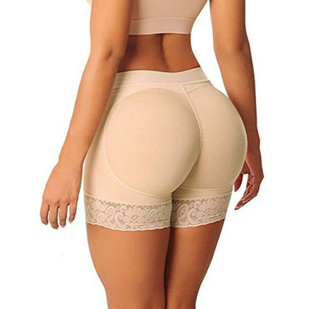 

Musuos Women Lace Padded Seamless Butt Hip Enhancer Shaper Panties Underwear