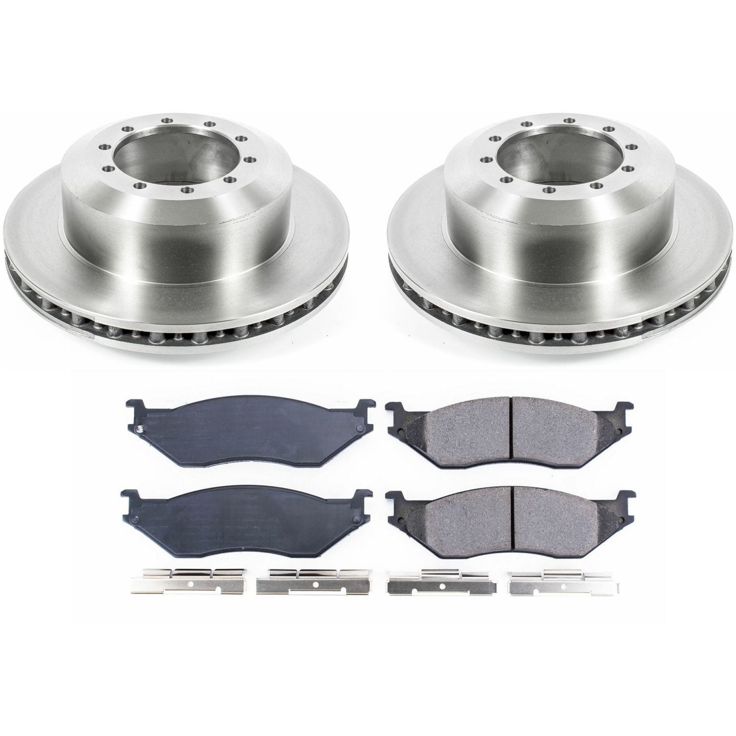 PowerStop Front and Rear Stock Replacement Brake Pad and Rotor Kit Fits: FORD Select Models KOE7820