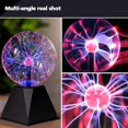thumbnail image 2 of 8 Inch Plasma Ball  Plasma Lamp/Light  Plasma Electric Nebula Lightening Ball  Touch & Sound Sensitive  for Parties  Home  Decorations  Gift for Holiday and Birthday  Novelty Toy, 2 of 7