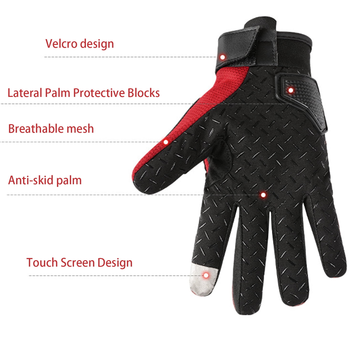 SapphireShack Motocycle Gloves, Nylon Motorcycle Gloves, Stainless Steel Shell Breathable Lightweight Motorcyle Gloves, Touchscreen Motorcycle Riding Gloves for Road Racing( Green,M,1 Pairs)
