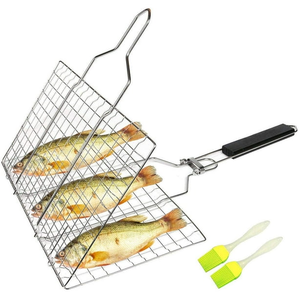 Panier à barbecue : mieux griller les poissons délicats, les