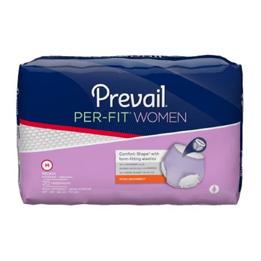 Prevail PerFit Women Adult Absorbent Underwear Pull On Large