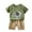 White I, variant on Tranfacy Kids 6M-6Y Summer Thin Round Neck Short Sleeve Home Suits Print T Shirt Casual Shorts Matching Outfits