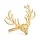 thumbnail image 5 of Broche para Servilletas Navideño, Anillo de Servilleta de Metal con Forma de Alce para Restaurante, 5 of 6