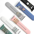 thumbnail image 2 of ALMNVO Decoration Trinkets Compatible with Apple Watch Bands 9 8 7 6 5 4 3 2 1 SE Ultra Charms Bands Loops Decorations Diamond Metal Decorative for 20mm 22mm Samsung Galaxy 6 5 4 43mm 47mm 40mm 44mm, 2 of 11