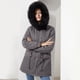 thumbnail image 3 of Chaquetas y abrigos casuales con capucha de manga larga para mujer, chaqueta acolchada de polar con cuello y capucha, abrigo cálido para mujer, 3 of 8