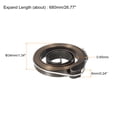thumbnail image 3 of Drill Press Spring Drill Press Quill Feed Coil Spring Assembly Spring Steel 680mm Expand Long 34 x 6 x 0.65mm 2 pack, 3 of 5