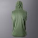 thumbnail image 4 of pstuiky Camiseta sin mangas para hombre, Blusa deportiva sin mangas con capucha y cuello en V para hombre Camisas de hombre xl, 4 of 6