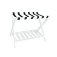 thumbnail image 4 of Guardoinrt Folding Luggage Rack Suitcase Stand Multifunctional Straps with Sturdy Nylon Brown White 68x45x55cm, 4 of 6