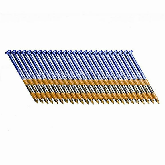 Grip-Rite 2-3/8 in. L X 12 Ga. Plastic Strip Brite Framing Nails 21 deg 5000 pk