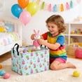 thumbnail image 4 of Fareti Rectangular Easter Basket, Storage Bin Organizer with Handles for Easter Decor, Shelf Basket, Easter Baskets, 4 of 4