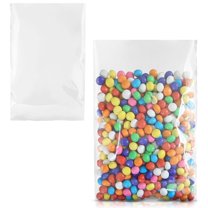 Pack of 1000 Flat Poly Bags, Clear 6 x 12. Ultra Thick Open Top Bags 6x12. Thickness 6 mil. Plastic Bags for Storing and Transporting. Ideal for Industrial, Food Service and Health Needs.