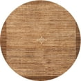 thumbnail image 1 of Ahgly Company Indoor Round Contemporary Mango Orange Abstract Area Rugs, 7' Round, 1 of 6