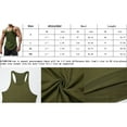 thumbnail image 2 of Dellytop Men's Solid Workout Gym Sleeveless Muscle Tank Tops, 2 of 2
