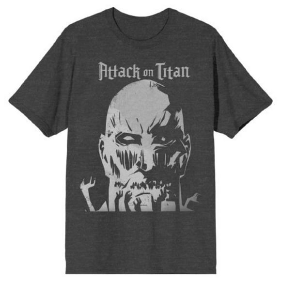 Attack on Titan Colossal Titan Heather Charcoal T-shirt.