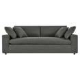 thumbnail image 5 of Modular Sofa Couch, Grey Gray, Fabric, Living Kitchen Cafe Bistro Hospitality Restaurant, Modern Contemporary HB33513, 5 of 8