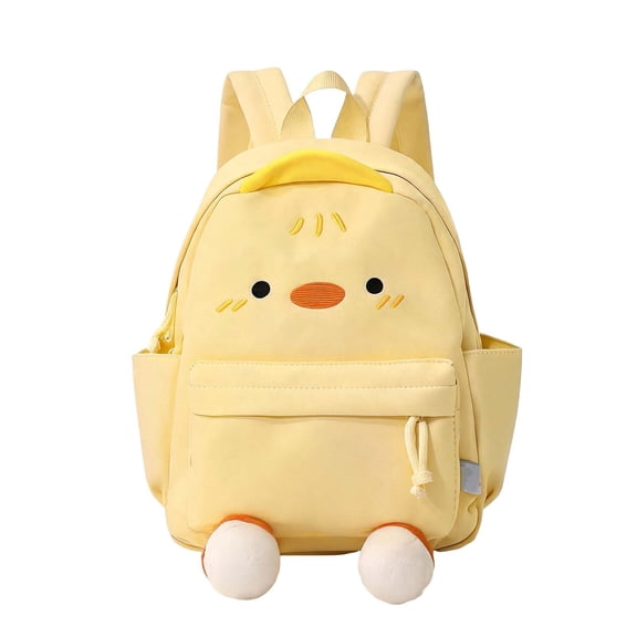 Novelty Chicks Backpack Funny Animal Cartoon Canvas Backpack Kawaii Laptop Backpack Preppy Stuff 2026 Back to School(Yellow,One Size)