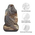 thumbnail image 4 of Yiaed Golden White Tiger Print Car Seat Covers,Universal Auto Seats Protector Fits for Car,SUV Sedan,Truck,Automotive Seat Covers & Accessories, 4 of 5