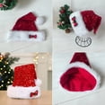 thumbnail image 5 of JeashCHAT Sequin Santa Hat for Adults Kids, Sparkly Christmas Hat with Bow, Glitter New Year Party Hat Holiday Headwear Costume Accessories Gifts for Family Friends, Red, 5 of 8