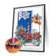 thumbnail image 2 of Diamantes de imitación en forma especial 5D DIY Picture Kit Flores festivas Pintura de diamantes FLhrweasw Nuevo, 2 of 9