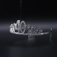 thumbnail image 5 of Cumpleaños Crystal Rhinestone Tiara Queen Crowns Fiesta de baile Diadema Peines Pin para el favor de la fiesta de cumpleaños número 40 de las mujeres, 5 of 5