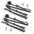 thumbnail image 1 of AMC Gremlin 1970-1979 Standard 3 Point Charcoal Retractable Bucket Seat Belt Kit with Bracketry - 2 Belts, 1 of 1