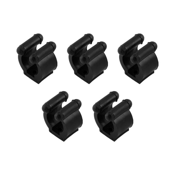 5Pcs Portable Fishing Rod Clip Club Fishing Poles Storage Rack Pool Cue Wall Mount Racks Outdoor Fish Accessories