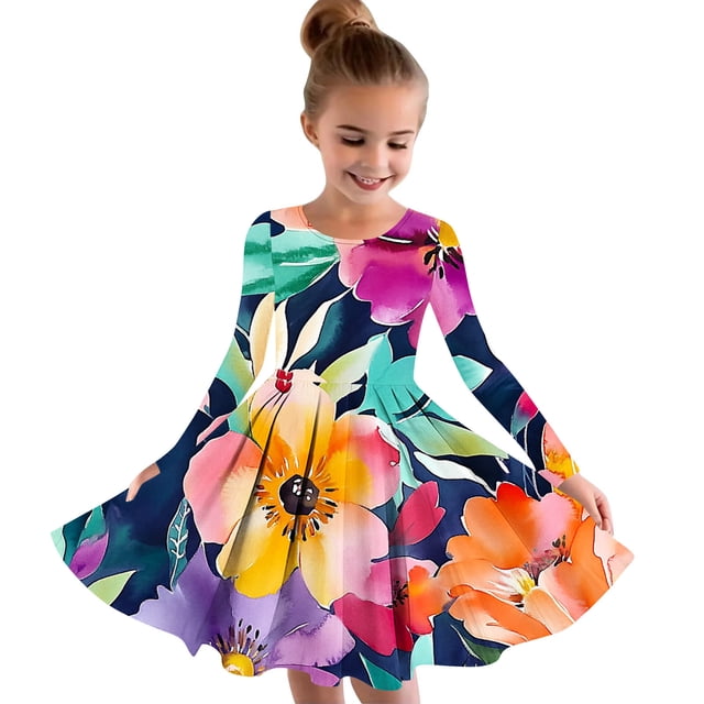 LOVZFMLL Robe d'Été à Manches Courtes Col Rond Couleur Unie