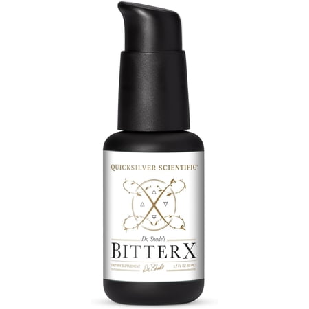 Quicksilver Scientific Dr. Shade's BitterX - Highly Concentrated Bitters for Digestion - Fast Acting Digestive Support & Liver Supplement with Dandelion Root, Gentian Root, Solidago & Myrrh (50ml)