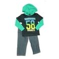thumbnail image 2 of Kids R Us Toddler Boys Blue Snowboarders Rule 2 Piece Pants & Shirt Set 2T, 2 of 2