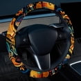 thumbnail image 2 of Musical Instrument 14.5 Inch Printing PVC Leather Car Wheel Cover Steering Wheel Covers Auto Accessories, 2 of 6