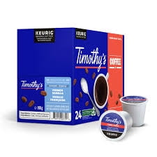Timothy's  Keurig K-Cup Coffee Pods French Vanilla Medium Roast 96 Count