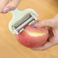 thumbnail image 5 of Three-in-One Multi-Function Rotating Peeler, Stainless Steel Shape Fruit, Potato Fruit Cutter, Non-Slip Handle Easy to Operate, Durable Easy-Clean Kitchen Tool, Efficient Time-Saver, 5 of 5