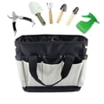 thumbnail image 4 of Sac Fourre-Tout de Jardinage, Sac de Rangement pour Outils de Jardin et Organisateur de Maison avec Poches, Résistant à l'Usure et Réutilisable - Vert Foncé, 4 of 4