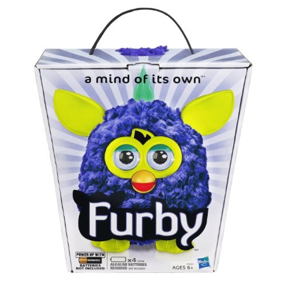 furby, blue/yellow