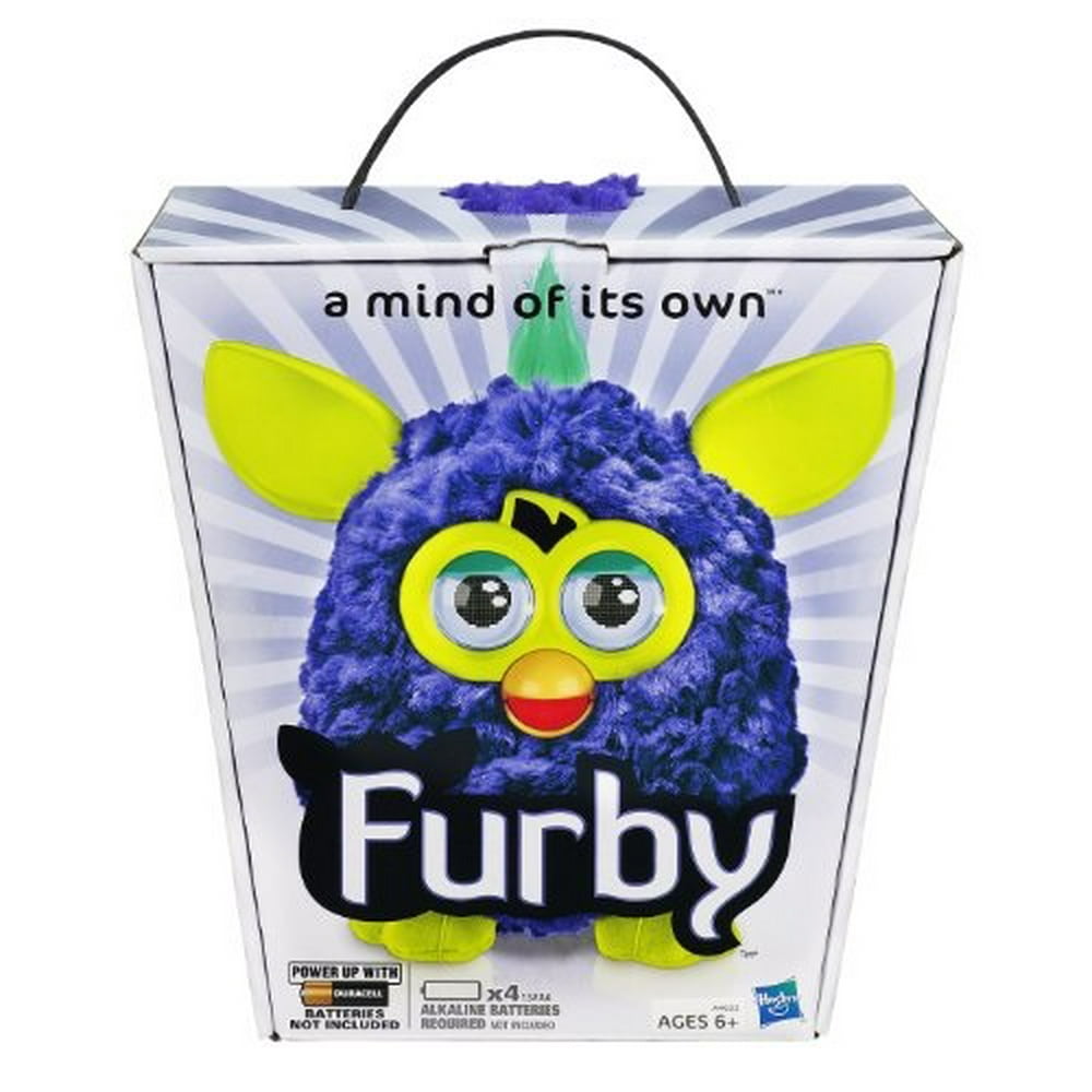 furby, blue/yellow furby, blue/yellow